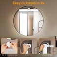 thumbnail image 3 of Rechargeable Vanity Lights for Mirror, Wireless LED Stick On Light, 3 of 8