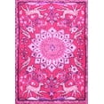 thumbnail image 1 of Ahgly Company Indoor Rectangle Animal Pink Traditional Area Rugs, 2' x 5', 1 of 4