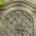 thumbnail image 4 of Sunnydaze Rosette Leaf Polystone Outdoor Wall Fountain, Florentine Stone Finish, 4 of 6