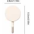thumbnail image 3 of 5-Pack Multi-Color Self Adhesive Hooks - Plastic Wall Mounted Hooks for Kitchen, Bathroom, Office, Damage-Free Multi-Room Organization, 3 of 6