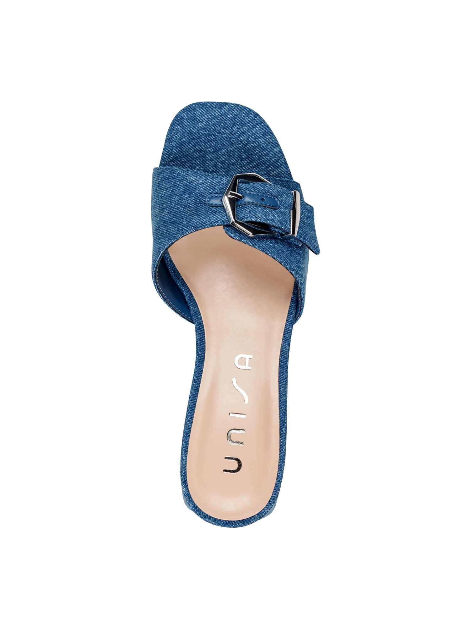 Unisa Women's Variten Slide On Block Heel Buckle Sandal