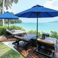 thumbnail image 4 of Best Seller Replacement Fabric Garden Parasol Canopy Cover For 3m 6/8 Arm Patio Sun Umbrella 50% Offer-yzy, 4 of 5
