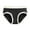 Black, variant on Seamless Underwear for Women High Waist Briefs No Show Bikini Panties Stretch Full Coverage Panties