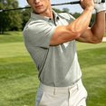 thumbnail image 6 of Golf Shirts For Men Short Sleeve Lapel Button Polos-Collared Texture Tops Casual Moisture Wicking Polos Shirt (3XL, Green), 6 of 9
