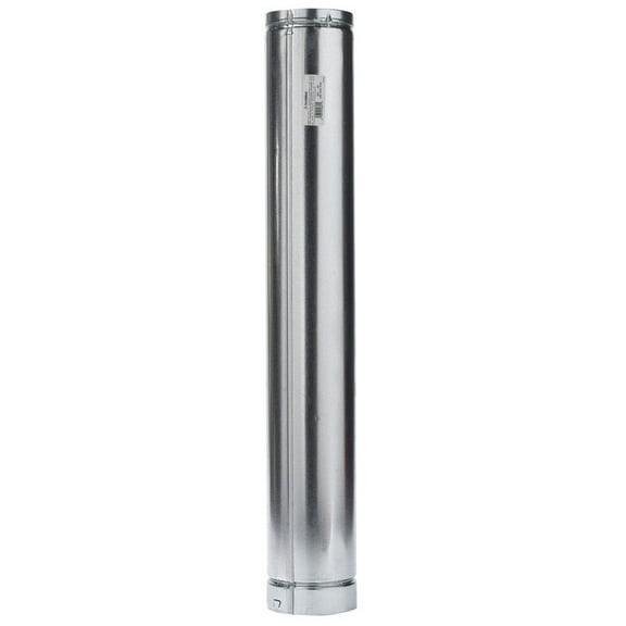 Selkirk 5 in. D X 36 in. L Aluminum Round Gas Vent Pipe