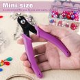 thumbnail image 6 of SPEEDWOX 5 Inch Memory Wire Cutting Pliers Jewelry Parrot Beak Wire Cutter Bracelet Pliers Memory Wire Shears Flush Cut Pliers Beading Hobby Work Tool for Arts and Crafts Electronics Jewelry Making, 6 of 7