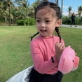 thumbnail image 3 of Kids Baby Girls Basic Solid Color Turtleneck T-Shirt Tops Long Sleeve Clothes, 3 of 5