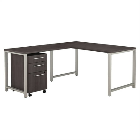 400 Series 60w L Shaped Desk With 42w Return And File Cabinet In