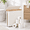 Beige-Medium, variant on Grey Medium Free Standing Toilet Paper Storage Container Holds Up To 9 Mega Rolls