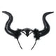 thumbnail image 4 of Diadema con cuernos de diablo para Halloween, disfraz de cosplay, juguete de imitación Negro, 4 of 7