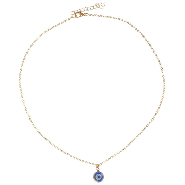 Estilo turco Collar de ojo malvado Ojos azules amuleto colgante malvado ojo encanto gargantilla