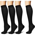 thumbnail image 1 of 4 Paires de Chaussettes de Compression pour Heilwiy Hommes et Femmes Circulation Compression Médicale 15-20 Mmhg, 1 of 5