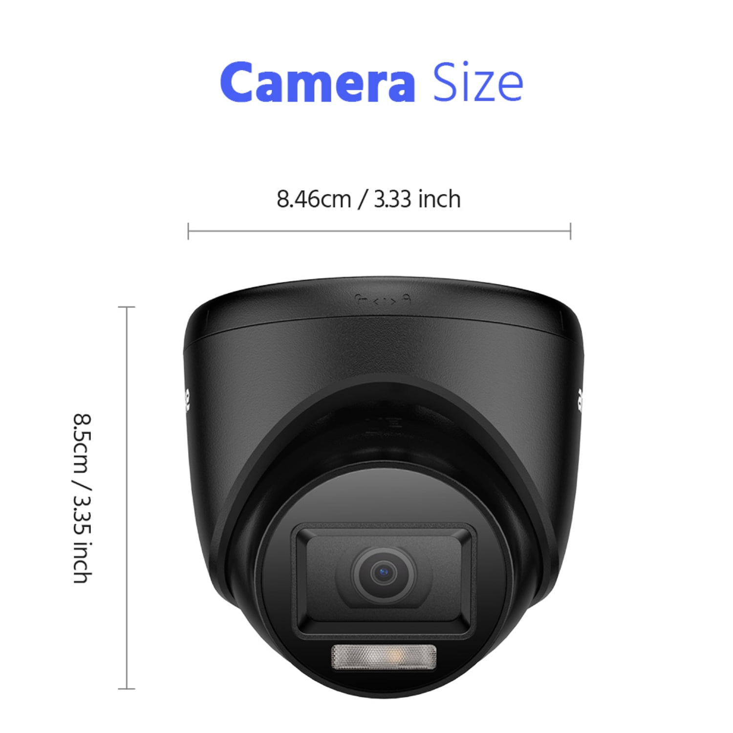 ANNKE 8CH Wired Outdoor Security Camera System with AI Human/Vehicle Detection, 4K H.265+ 5-in-1 DVR and 4x2MP Cameras, Email Alert with Snapshots, 0TB HDD, 66ft Night Vision, Smart Dual Light