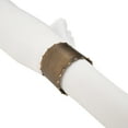 thumbnail image 4 of Saro Lifestyle Dot Rim Iron Napkin Rings (Set of 4) Silver, 4 of 5