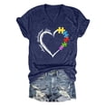 thumbnail image 6 of CHENge Plus Size Autism Awareness Shirt for Women Autism Acceptance Tshirt Autism Mama Tee Support Gift Tee Tops, 6 of 6