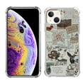 thumbnail image 2 of Newspaper Collage Case Compatible with iPhone 14,Unique Art Design TPU Bumper Cover Case, 2 of 6