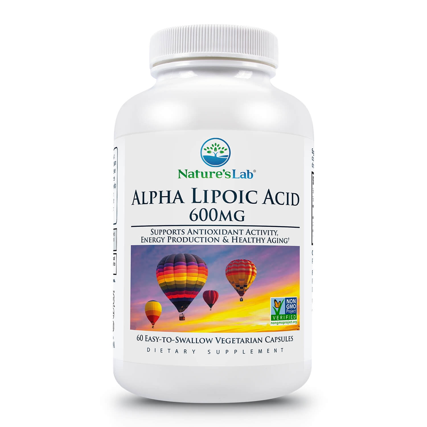 Nature's Lab Alpha Lipoic Acid 600 mg 60 Capsules Supports