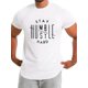thumbnail image 1 of Slogan STAY HUMBLE HUSTLE HARD Print Men's Slightly Stretch T-shirt, Graphic Tee Men's Summer Clothes, Men's Outfits, 1 of 6