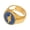 Blue, variant on 7829 Enamel Ring Stainless Steel Base and Oil Drip Technique Religious Portrait Ring Jewelry Accessory For Women