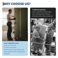 thumbnail image 6 of Studyset Door Installation Kit, 750 LB Capacity, Professional Heavy Duty Door Dolly, Fit 0 to 1-7/8 in Panels, Panel Carrier Mover with Lockable Wheels for Construction & Remodeling 2 Pack, 6 of 9