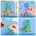 thumbnail image 4 of FEOLGEHLY 10 Sets DIY Mosaic Stickers for Kids, Dinosaur Art Craft Kit with 720+ Stickers, Travel Toys for Kids, Christmas Birthday Gifts for Girls and Boys 3-8 Year Olds, 4 of 8