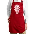 thumbnail image 1 of Full Length Word Art Apron - Guitar Head Music Genres, 1 of 2