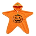 thumbnail image 6 of ZHANGDER Baby Starfish Onesie, Warm Fleece Jumpsuit Infant Pumpkin Pattern Romper with Full Zip, 6 of 6