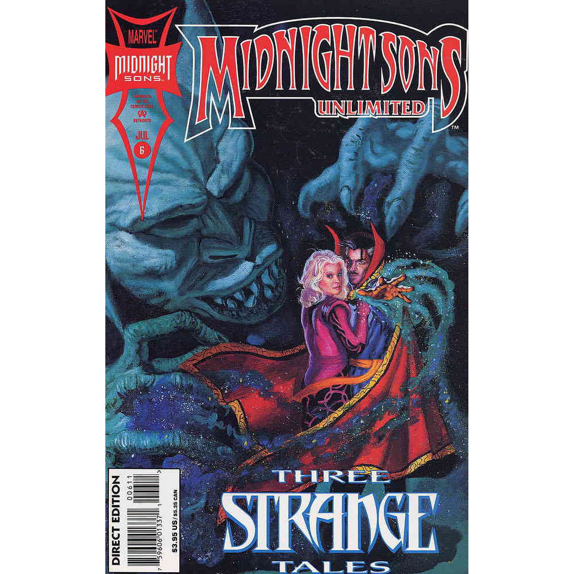 Midnight Sons Unlimited #6 VF ; Marvel Comic Book