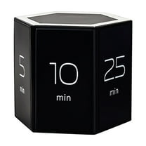 2025 New Multi-sided Timer Six-sided Flip Rotating Countdown Timer Kitchen Learning Exercise Self-discipline Device