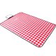 thumbnail image 1 of ZHAOCHENG Manta de picnic a cuadros rojos y blancos 150 * 150 CM - - A prueba de humedad - Estera al aire libre para acampar, al aire libre, parque, senderismo, playa - Con asa, 1 of 5