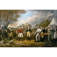 thumbnail image 3 of Trumbull, John 14x11 Black Modern Framed Museum Art Print Titled - Surrender of General Burgoyne, 3 of 5