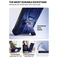 thumbnail image 3 of i-Blason Armorbox Series for 2026 Samsung Galaxy S26 (6.3") MagSafe Case with Adjustable Metal Kickstand, Built-in Screen Protector, Full-Body Heavy-Duty Shell Phone Cover for S26 6.3", Cobalt, 3 of 10