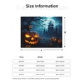thumbnail image 2 of Throw Blanket for Couch - Halloween Haunted House Soft Comfy Lightweight Cozy Warm Throw Blanket, Fuzzy Plush Flannel Blanket & Throws for Sofa and Bed All Season, 2 of 8
