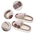 thumbnail image 3 of Zecgelong Girls Slide Slippers For Home Indoor Outdoor Soft Breathable Linen Shoes With Sole Comfortable Casual Daily Wear Non- Slippers for Girls Size 4-5 Years, 3 of 5
