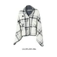 thumbnail image 3 of Nkmbld Electric Blanket Heated Throw, 3 Temperature Settings Double Breasted Button Heating Cape, Over-Heated Protection Ultra Soft Warm Flannel Throw Blanket, 3 of 9