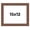 Brown, variant on 15x12 Gold Modern Bamboo Picture Frame - UV Acrylic, Foam Board Backing, Hanging Hardware
