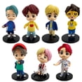 thumbnail image 2 of 7Pcsq Version Korean Singer Boy Group Action Figure Children's Anime Character Toys Graduation Gift 3.15 inch, 2 of 5