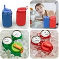 thumbnail image 4 of 4 Color Soda Can Lids,Silicone Straws Soda Can Covers,Can Covers For Soda, 4 of 4