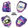 thumbnail image 5 of FORMRS Mini Backpack Purse for Women Travel Daypack Casual Shoulder Bag, Purple Digital Art, 5 of 7