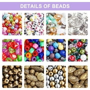Jewelry Making Kit, 1960 pcs Jewelry Making Supplies Includes Jewelry Beads, Instructions, Findings, Wire for Bracelet, Necklace, Earrings Making Kit for Adults by Inscraft