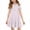 Light Purple, variant on yuCgh Easter Dress for Toddler Girls, Short Sleeve Summer Dress with Pocket, Colorful Print Casual Party Dress for Easter Celebration,Blue 110