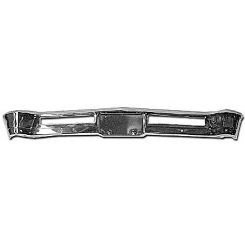Goodmark Industries Bumper Cover GMK401100066 OEM Replacement; Face Bar; With Light Cutouts; Chrome Plated Steel; Fits 1966 To 1967 Pontiac Acadian