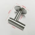 thumbnail image 2 of Perchero de pared con ganchos para toallas, sin clavos ni perforaciones, de acero inoxidable resistente al óxido, 2 of 8