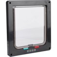 thumbnail image 1 of Dog Cat Flap, Suitable for All Screen Door Pet Screen Door Window Lockable for Home(Black), 1 of 7