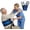 Lake Blue, variant on NurtureCare Transfer Sling, Upgraded with Metal Buckle, 6 Reinforced Straps with Hand Grips, Lift & Standing Aid for Caregivers, Elderly & Disabled, Transfer Belt for Home Use (Blue, Large)