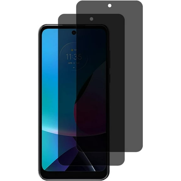 VIESUP 2PACK Screen Protector Compatible with Motorola Moto G Play (2023) 6.5" Anti-spy , Easy Installation Anti-Scratch Privacy Tempered Glass Screen Protector