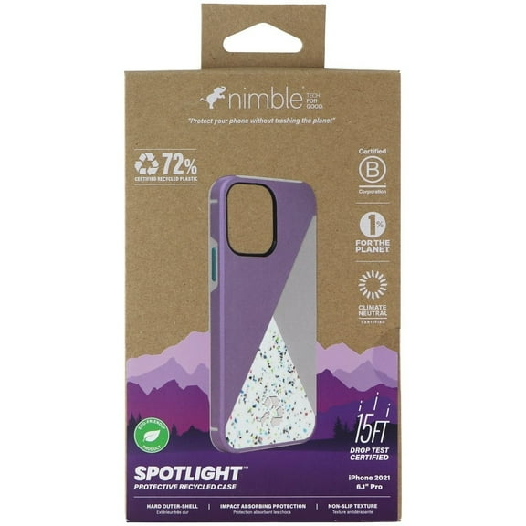 Nimble Spotlight Series Case for iPhone 13 Pro - Lavender/Teal/Multi