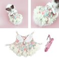 thumbnail image 3 of facefd Rabbit Vest Harness Leash Set Clothes Soft Pet Costume Small Animal Ferret Multi M, 3 of 8