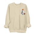thumbnail image 2 of Ounisa Halloween Thanksgiving Crewneck Sweatshirts for Women Spooky Bat Ghost Pumpkin Printed Sweatshirt Oversized Crewneck Long Sleeve Pullover, 2 of 3