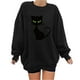 thumbnail image 1 of Puntoco moda mujer estampado cuello redondo pulóver tops manga larga cómoda blusa sudadera Puntoco Puntoco-165, 1 of 5